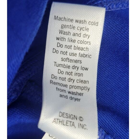 Athleta Leggings Womens Medium Ankle Side Pockets Athletic Sporty Workout Pants - Picture 12 of 12